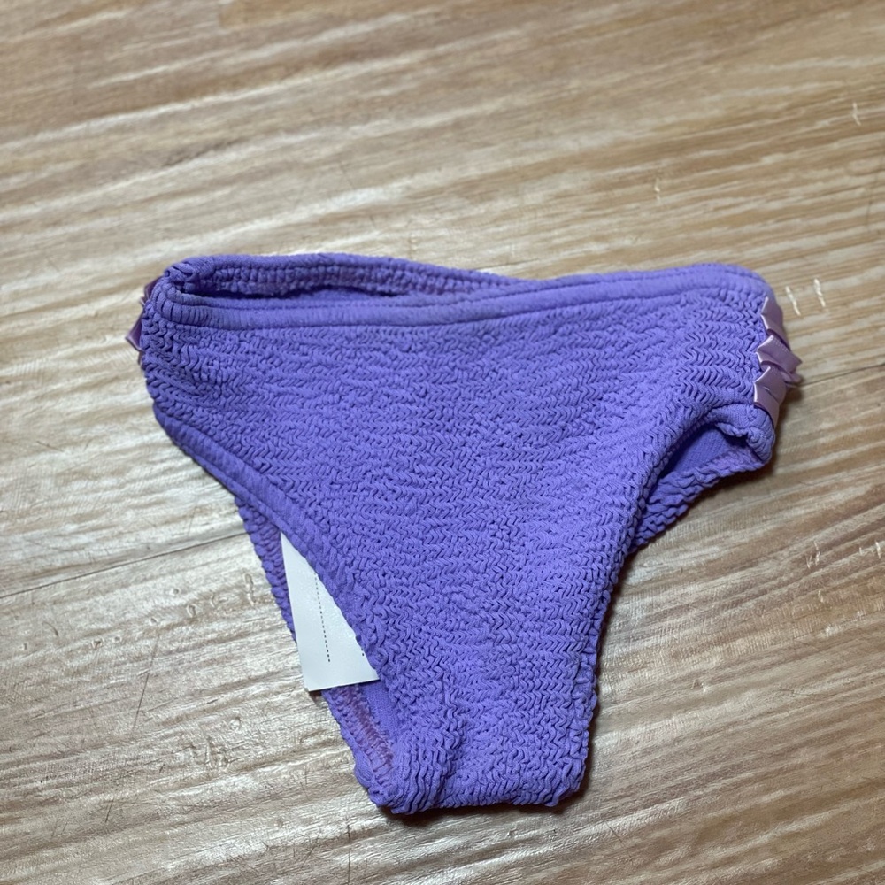 Hunza G Girl Purple Bikini bottom only